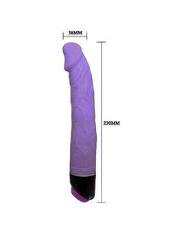 Baile Adour Club - Vibratore Realistico Multivibrazione 23 CM Viola