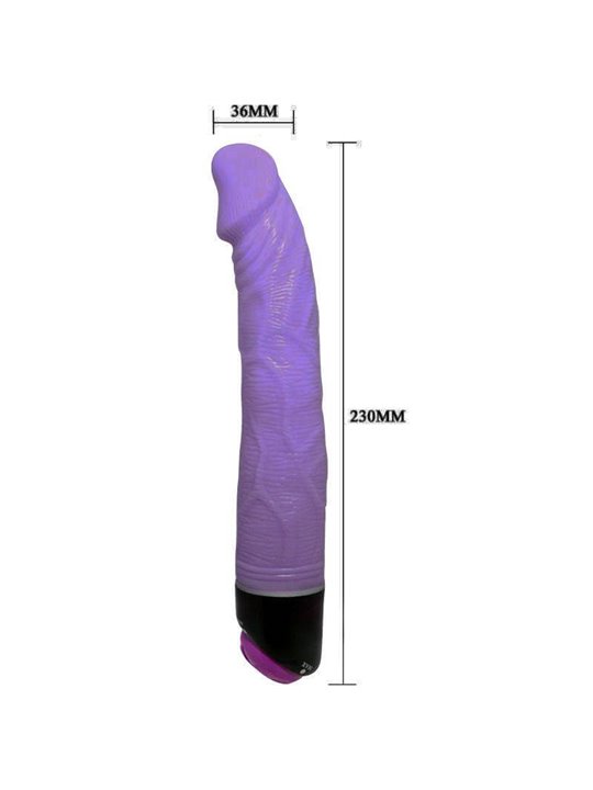 Baile Adour Club - Vibratore Realistico Multivibrazione 23 CM Viola