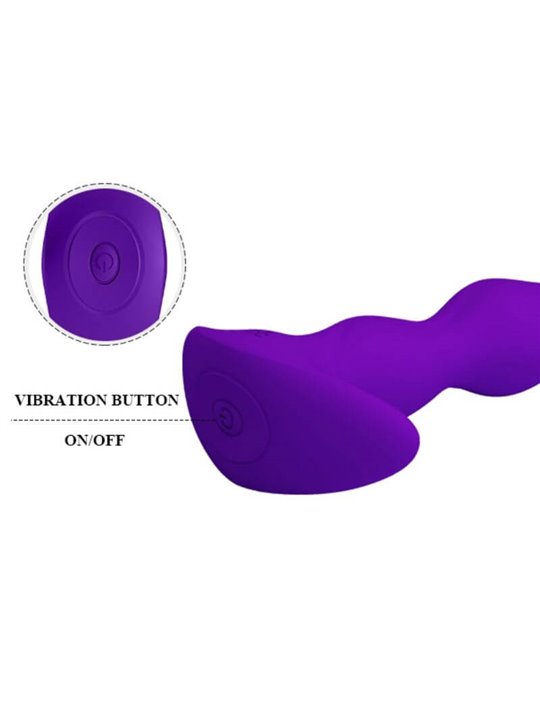Pretty Love Anal Massager 12 Functions Vibration Purple