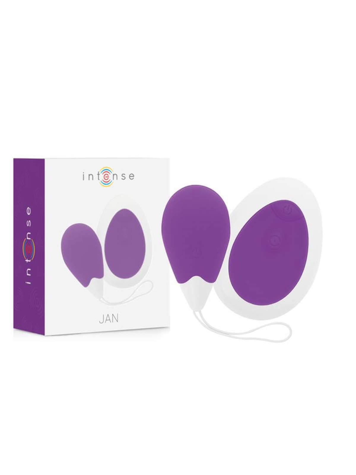 Intense Jan Vibrating Egg Remote Deep Purple