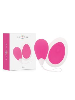 Intense Jan Vibrating Egg Remote Deep Pink