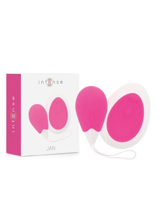 Intense - Jan Egg Vibrator Remote Control Pink