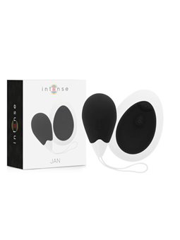 Intense Jan Vibrating Egg Remote Deep Black