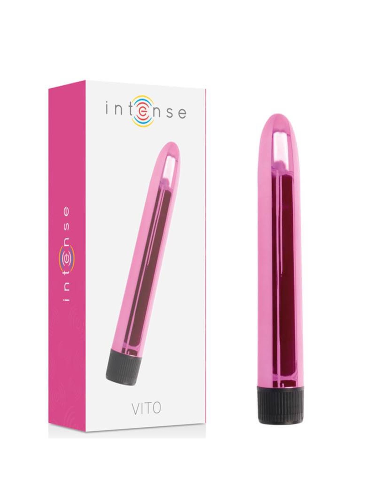 Intense Vito - Vibratore Bullet Rosa 17 Cm