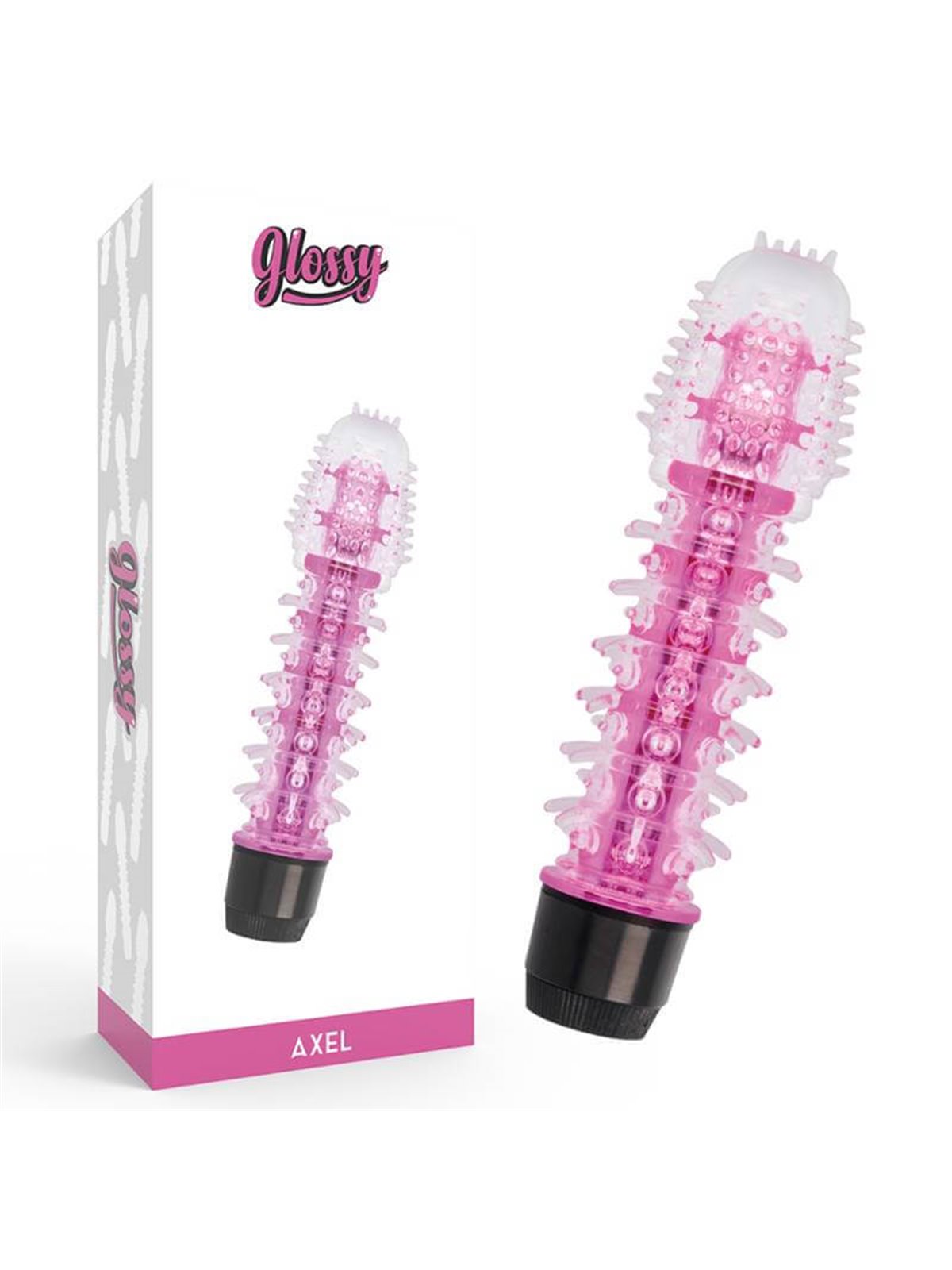 Glossy - Axel Vibrator Pink