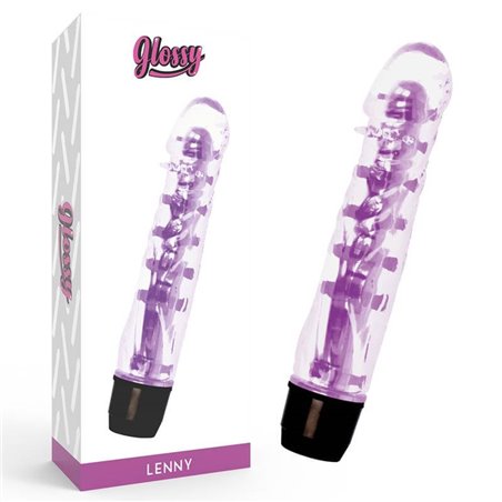 Glossy - Lenny Vibrator Purple