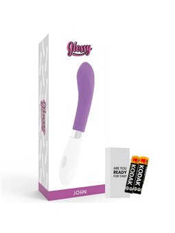 Glossy - John Vibrator Purple