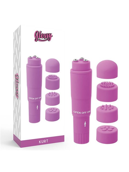 Glossy - Kurt Pocket Massager Purple