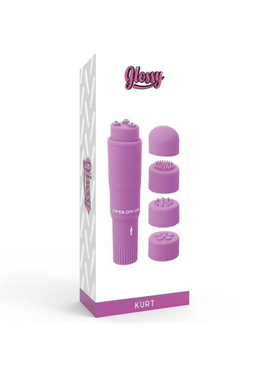 Glossy - Kurt Pocket Massager Purple