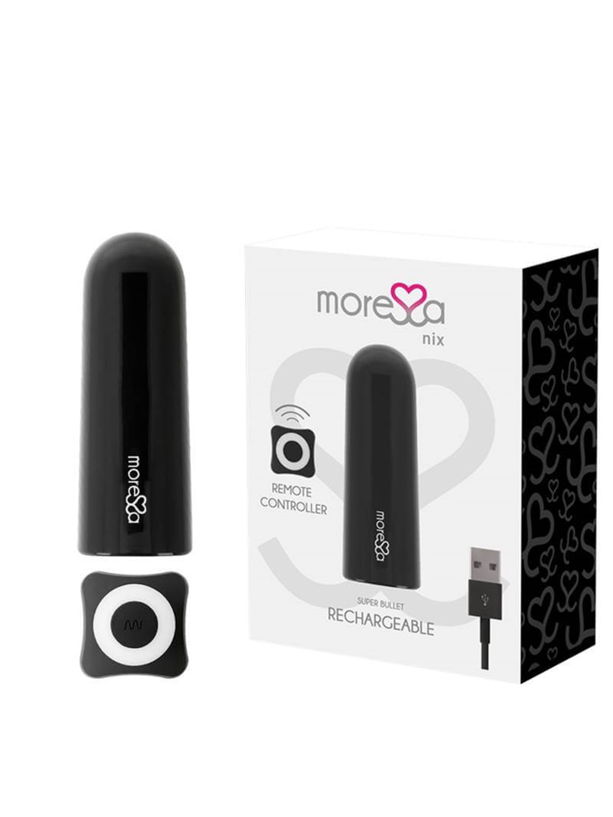 Moressa Nix Remote Control Bullet Black