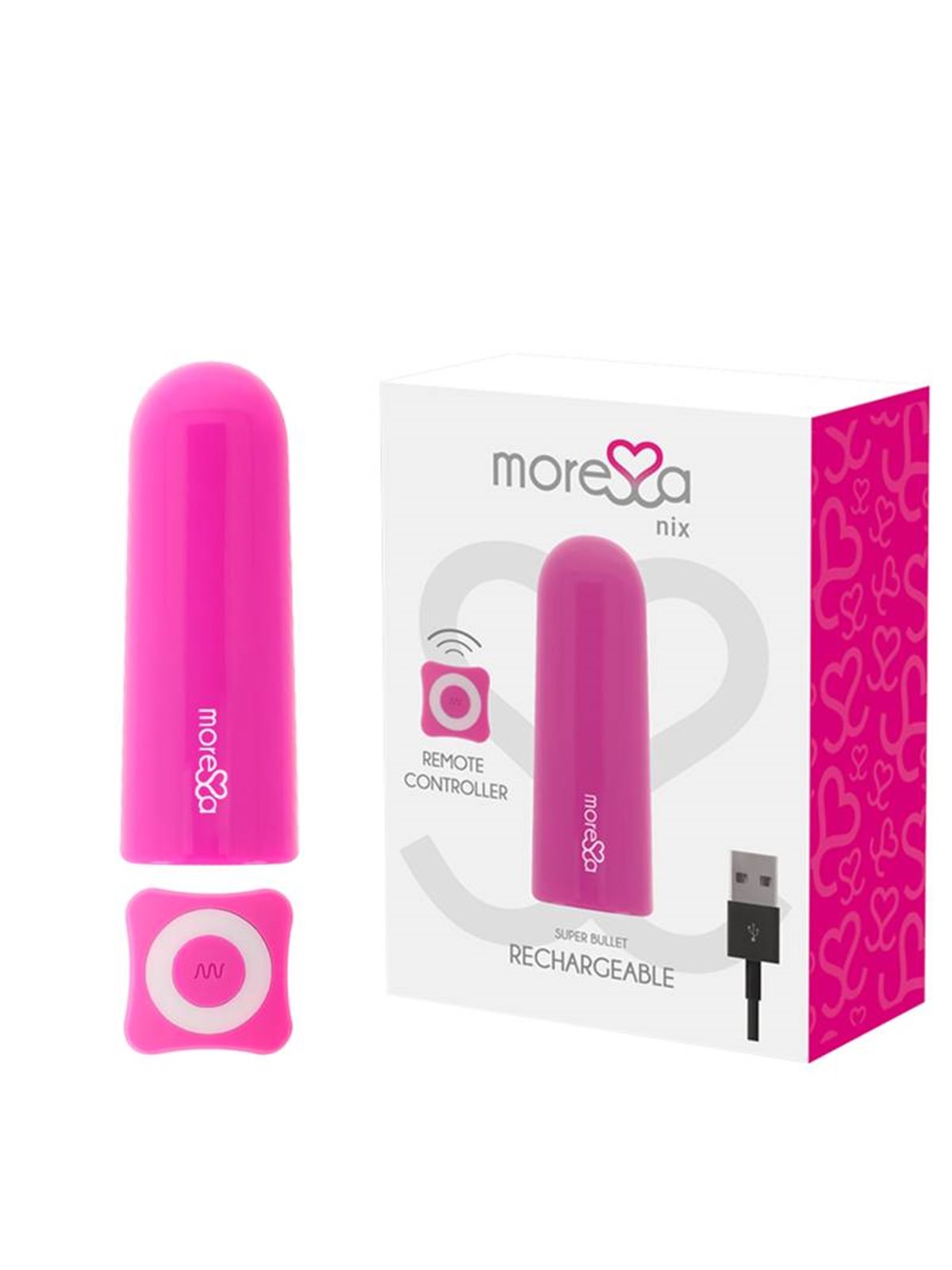 Moressa Nix Remote Control Bullet Pink