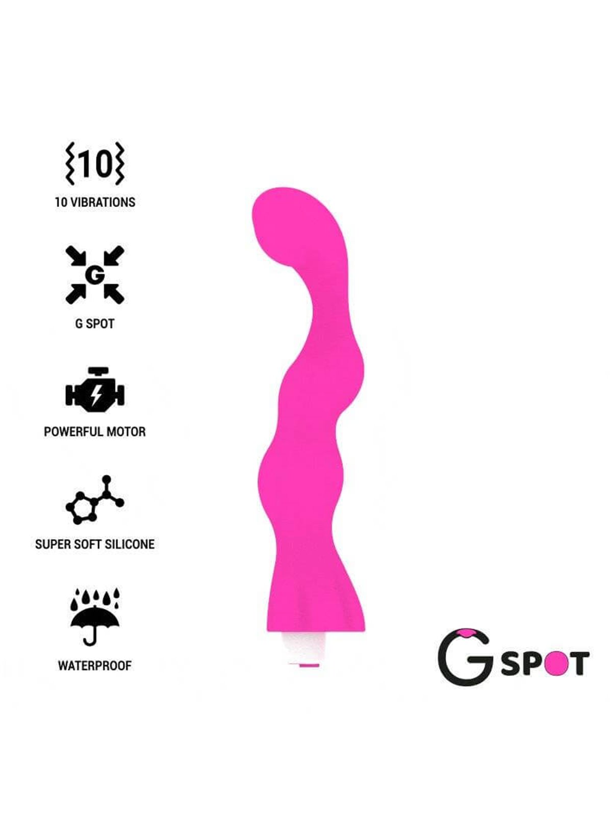 G-Spot- George G-Spot Vibrator Gum Pink