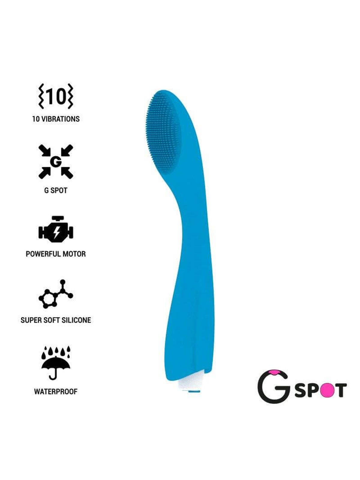 G-Spot- Gylbert Turquoise Blue G-Spot Vibrator