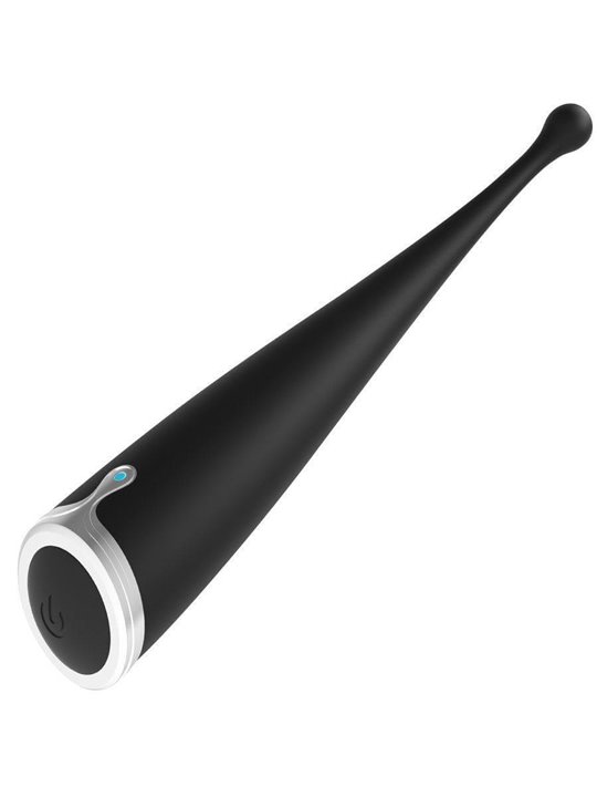 Brilly Glam Spot Vibe - Massaggiatore in Silicone per Zone Erogene - Nero