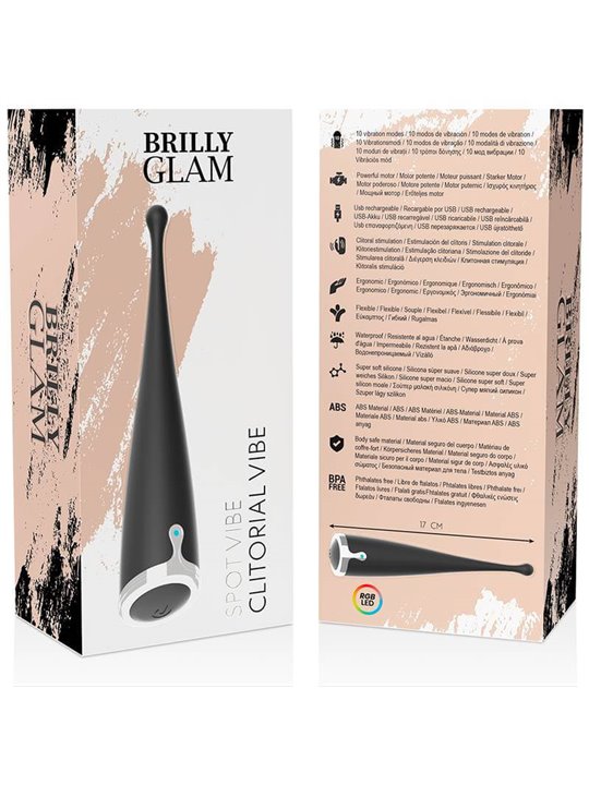 Brilly Glam - Spot Vibe Clitorial Black