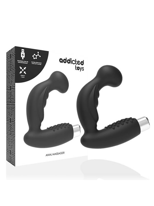 Addicted Toys - Vibratore Massaggiatore Prostatico Modello 3 Nero