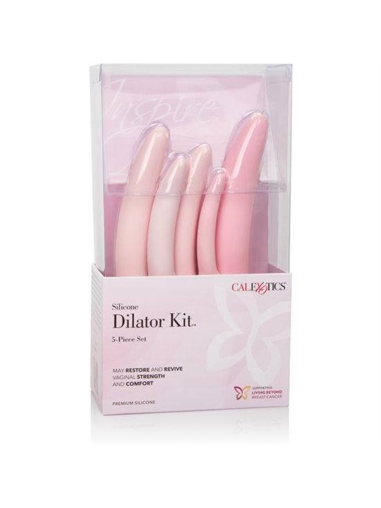 CalExotics Inspire Dilator Kit - Set di 5 Dilatori Vaginali in Silicone