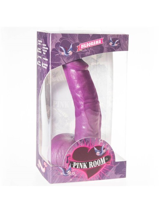 Pink Room - Connor Realistic Dildo Purple 16 CM