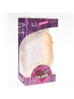 Pink Room Elian Realistic Dildo Flesh 17.5 CM