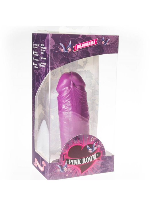 Pink Room - Dael Realistic Dildo Purple 18.5 CM