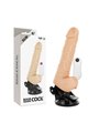 Basecock Twix - Pene Realistico Vibrante con Testicoli e Ventosa 19,5X4X3,3 CM
