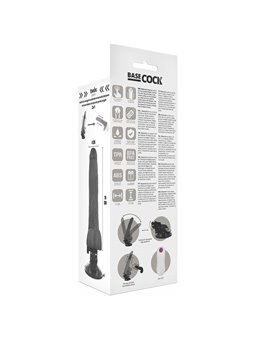 Basecock - Realistic Vibrator Remote Control Black 19 CM