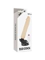 Basecock - Realistic Vibrator Remote Control Flesh 20 CM 12 Functions