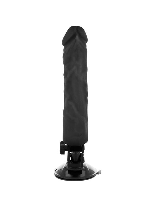 Basecock Twix - Vibratore Realistico con Ventosa 21X4X4 CM 12 Velocità Nero