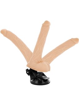 Basecock Bendable - Pene Realistico Articolabile con Vibrazione 18,5X4X2,9 CM