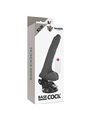 Basecock Bendable - Pene Realistico Articolabile con Vibrazione 18,5X4X2,9 CM Nero