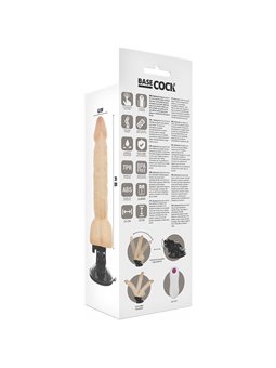 Basecock Bendable - Pene Realistico Articolabile con Vibrazione 20X4,5X3,5 CM