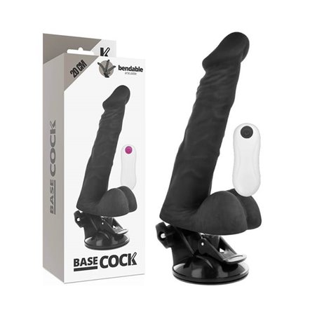 Basecock - Realistic Articulable Remote Control Black 20 CM