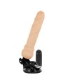 Basecock - Realistic Vibrator Remote Control Flesh 19.5 CM