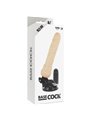 Basecock - Realistic Vibrator Remote Control Flesh 19.5 CM
