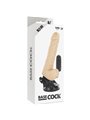 Basecock - Realistic Vibrator Remote Control Flesh 18.5CM
