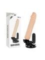 Basecock -  Realistic Vibrator Remote Control Flesh 20 CM
