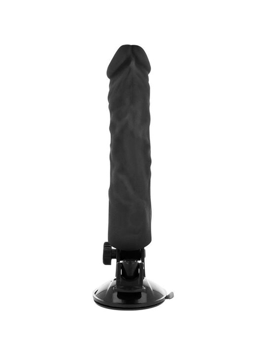 Basecock Twix - Vibratore Realistico con Ventosa 21X4X4 CM Nero