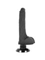 Basecock - Realistic Vibrator 2-1 Black 18.5 CM