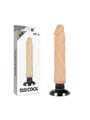 Basecock Twix - Dildo Realistico Vibrante con Ventosa 20X4X4 CM