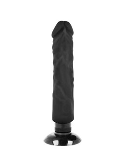 Basecock - Realistic Vibrator 2-1 Black 20 CM