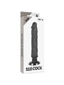 Basecock - Realistic Vibrator 2-1 Black 20 CM