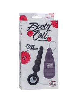 CalExotics Booty Shaker - Vibratore Anale in Silicone Nero con Telecomando