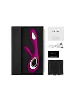 Lelo Soraya Wave Vibratore Rabbit Rosa Intenso