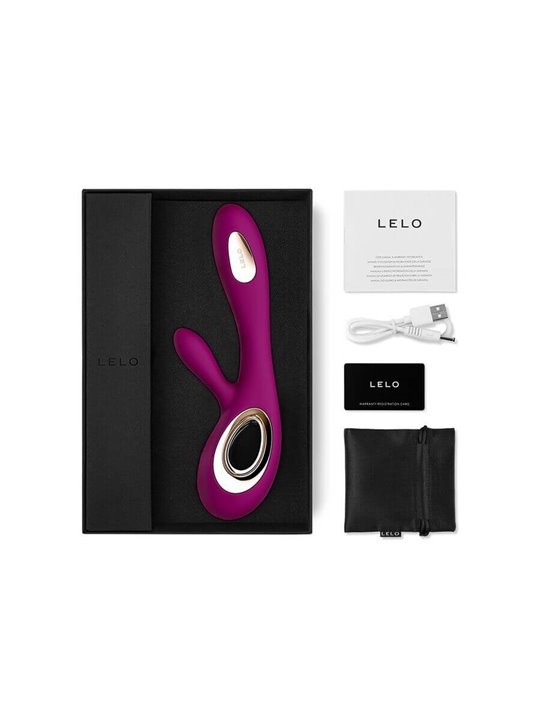 Lelo Soraya Wave Vibratore Rabbit Rosa Intenso