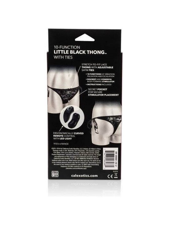 California Exotics - 10 Function Thong with Ties