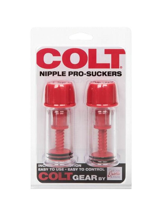 CalExotics Nipple Pro-Suckers - Ventose Stimolanti per i Capezzoli - Rosso