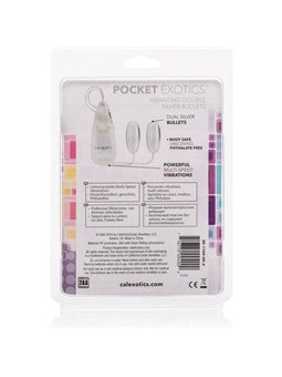 California Exotics - Vibrating Bullets Silver Duo