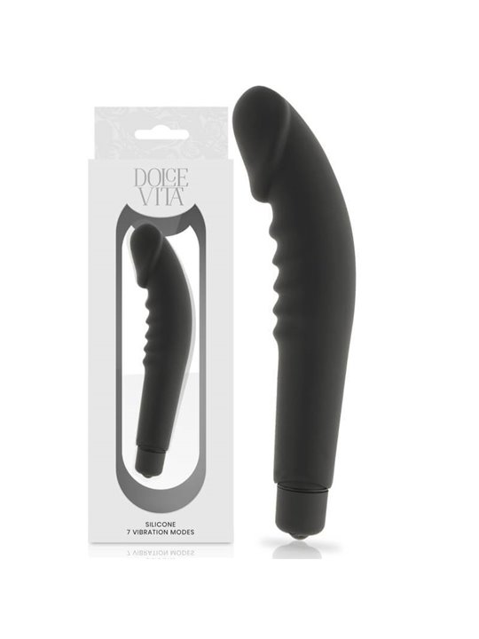 Dolce Vita - Realistic Pleasure Black Silicone