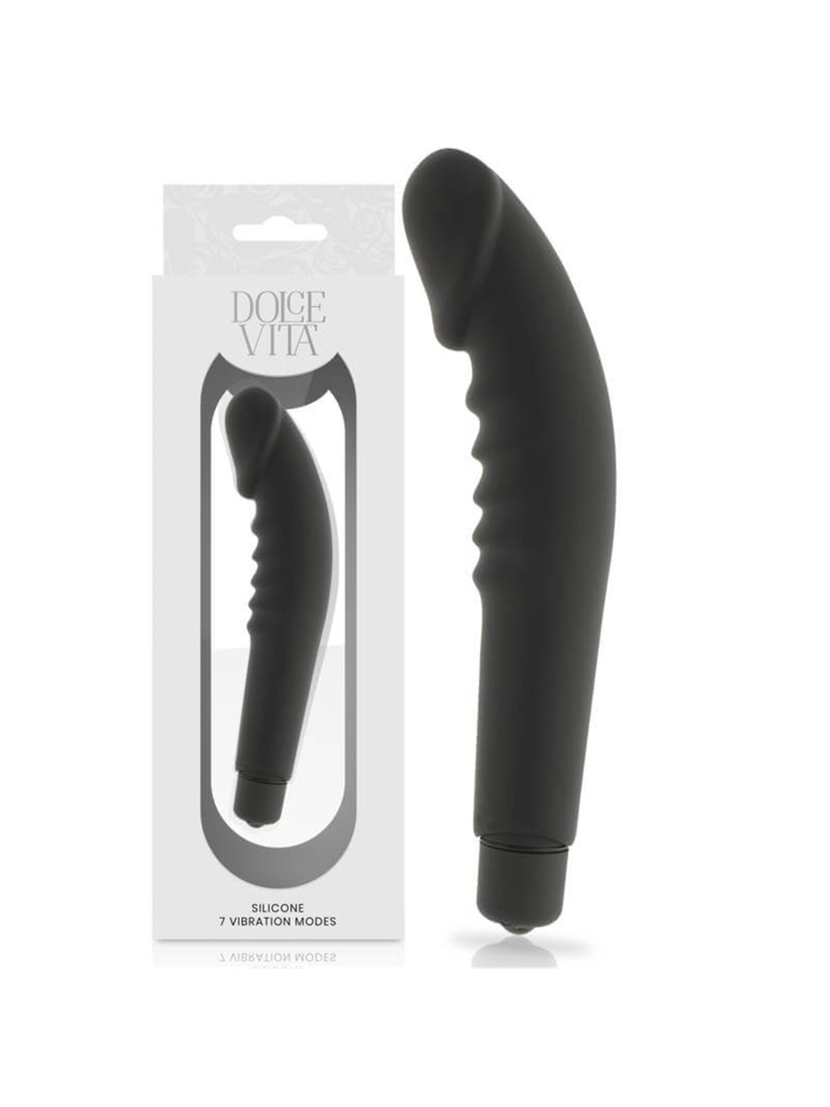 Dolce Vita - Realistic Pleasure Black Silicone