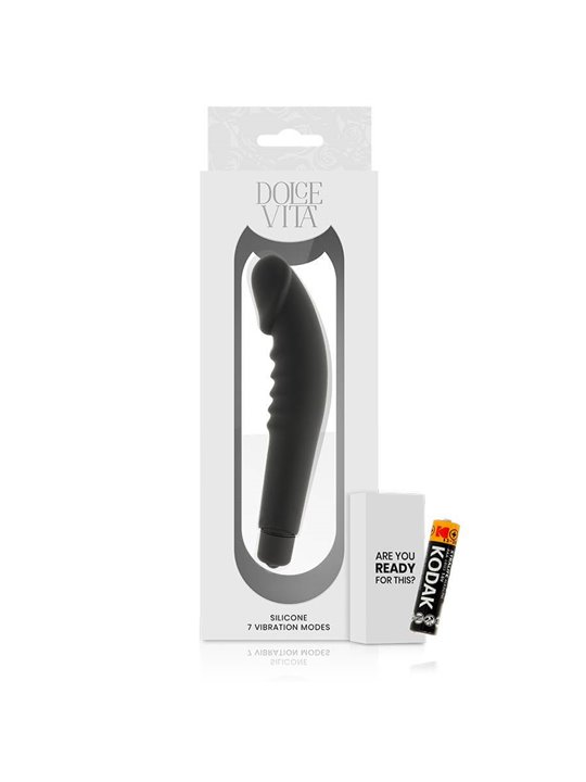 Dolce Vita - Realistic Pleasure Black Silicone
